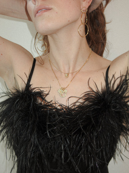 ali grace jewelry ali grace aligrace ali grace hair fine jewelry handmade in nyc statement earrings gold triple hoop earrings