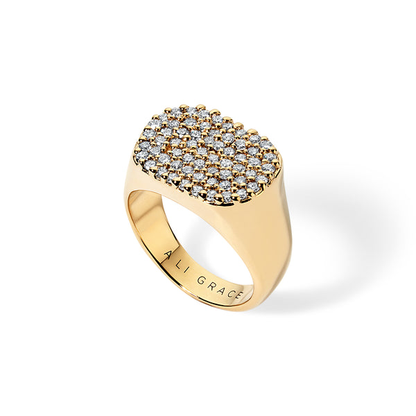 ali grace aligrace ali grace jewelry ali grace design bespoke jewelry handmade fine jewelry nyc diamond pinky ring signet ring