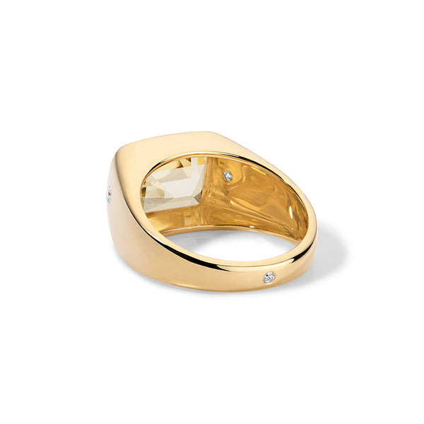 ali grace ali grace jewelry aligrace ali grace design handmade jewelry nyc custom bespoke jewelry signet ring wedding ring alternative wedding band pinky ring 18k yellow gold