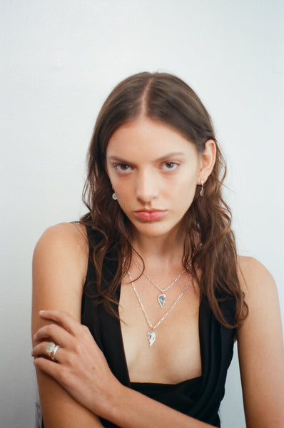 ali grace jewelry  best friend charm necklaces sterling silver layering charm necklaces ali grace jewelry sustainable jewelry design