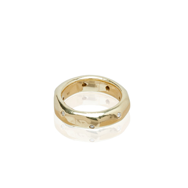 gold and diamond ring engagement ring wedding jewelry