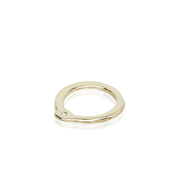yellow gold diamond stackable ring fashion barneys