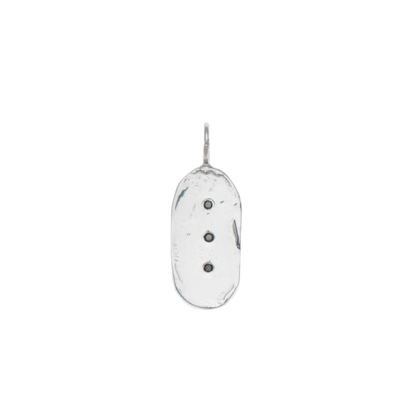 Black Diamond Oblong Charm