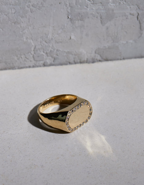 ali grace jewelry modern family heirloom jewelry gold signet pink ring