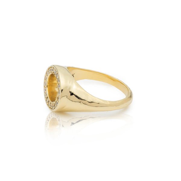 ali grace jewelry ali grace hair ali grace beauty modern family heirloom jewelry signet ring pinky ring gold diamond statement ring