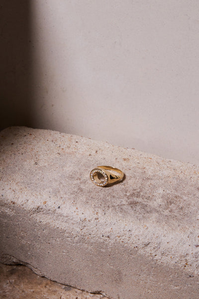 ali grace jewelry ali grace hair ali grace beauty modern family heirloom jewelry signet ring pinky ring gold diamond statement ring gold diamond hollow signet ring modern heirloom jewelry mens ring womens ring