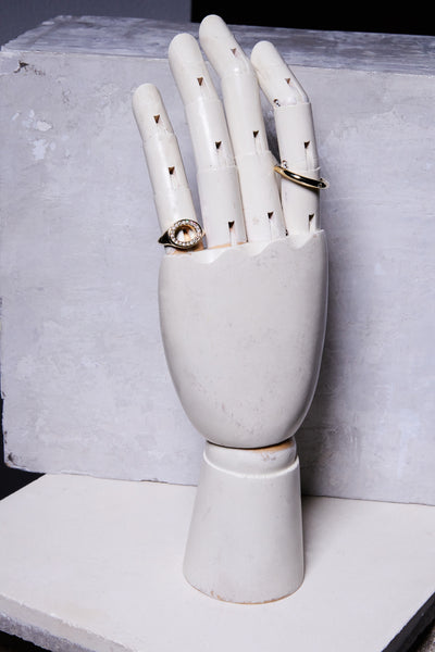 ali grace jewelry ali grace hair ali grace beauty modern family heirloom jewelry signet ring pinky ring gold diamond statement ring gold diamond hollow signet ring modern heirloom jewelry mens ring womens ring fine jewelry