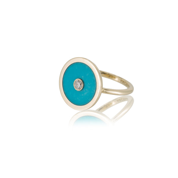 ali grace jewelry turquoise inlay ring like retrouvai fine jewelry handmade in nyc
