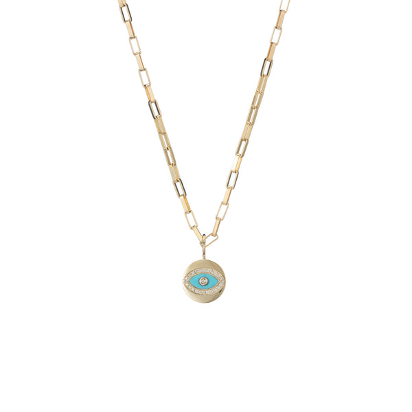 ali grace jewelry turquoise evil eye charm handmade sustainable jewelry