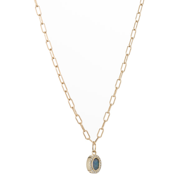 ali grace jewelry ali grace opal diamond charm custom charm necklace handmade in nyc ethical sustainable fashion