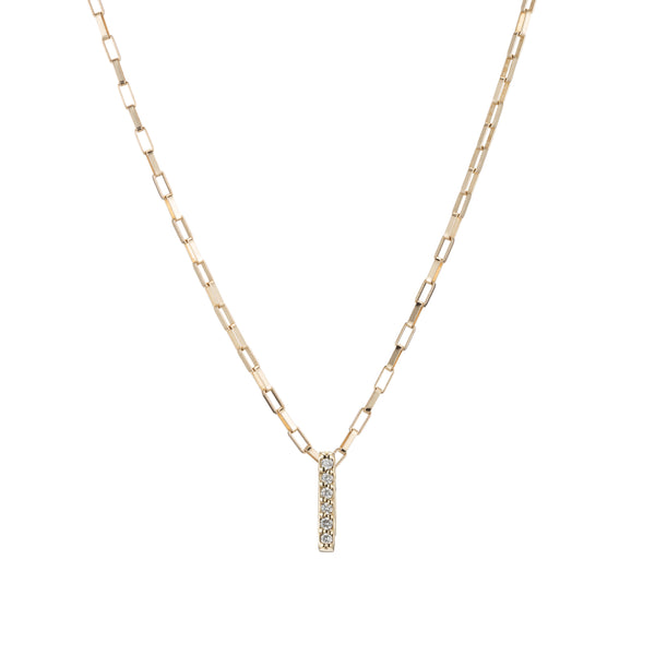 ali grace jewelry gold diamond charm connector custom charm necklace fine jewelry sustainable fashion ethical design handmade in nyc