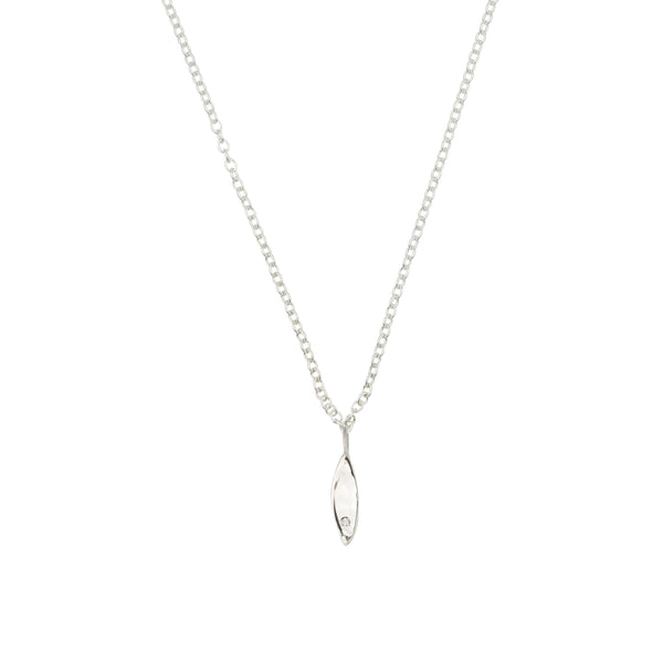 sterling silver diamond pendant charm necklace handmade new york city cool girl style fashion blogger