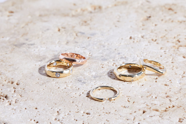 non conventional wedding ring gold diamond band ring