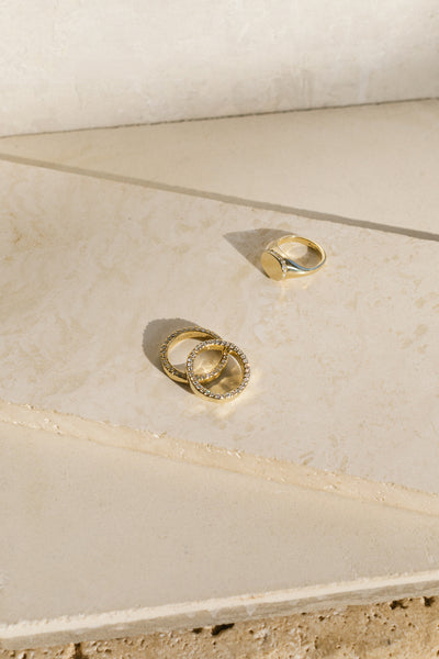 ali grace jewelry ali grace hair signet ring pinky ring modern family heirloom handmade nyc