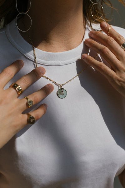 ali grace jewelry ruby heart i love new york sustainable fashion ethical jewelry design handmade in nyc