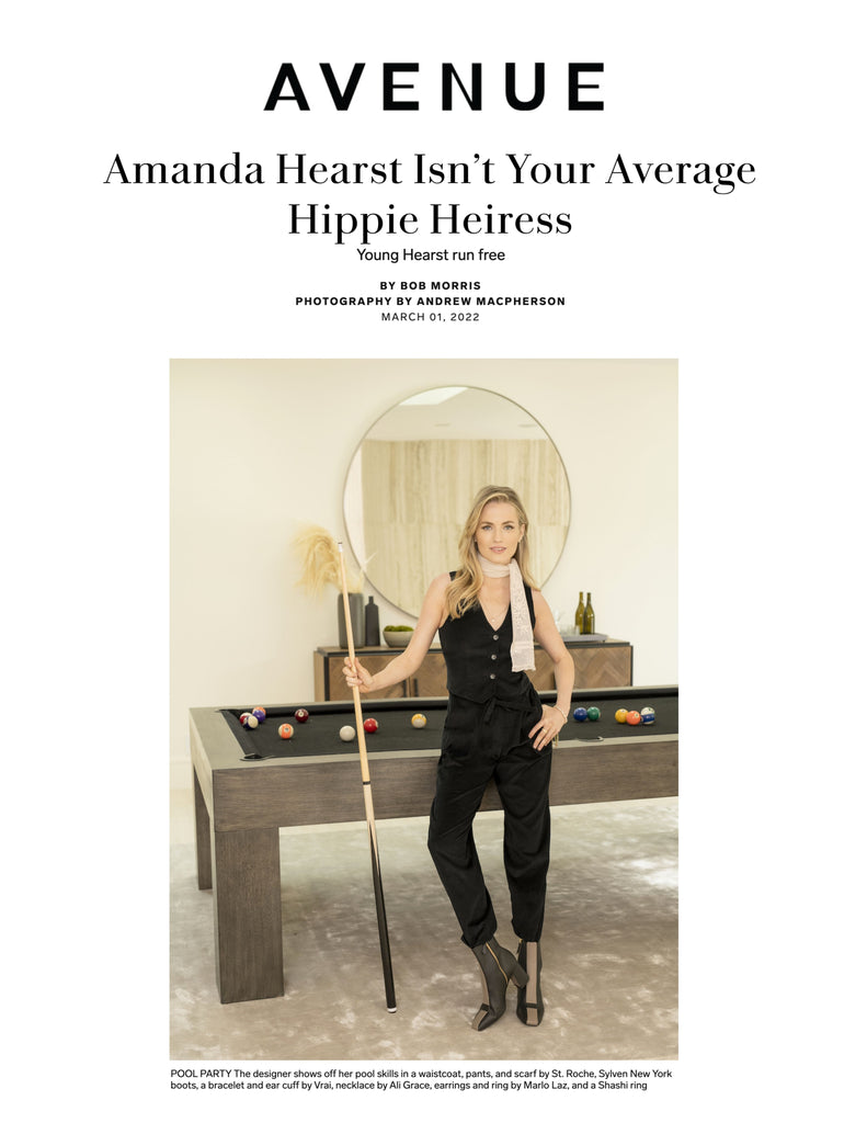 Avenue Magazine - Amanda Hearst