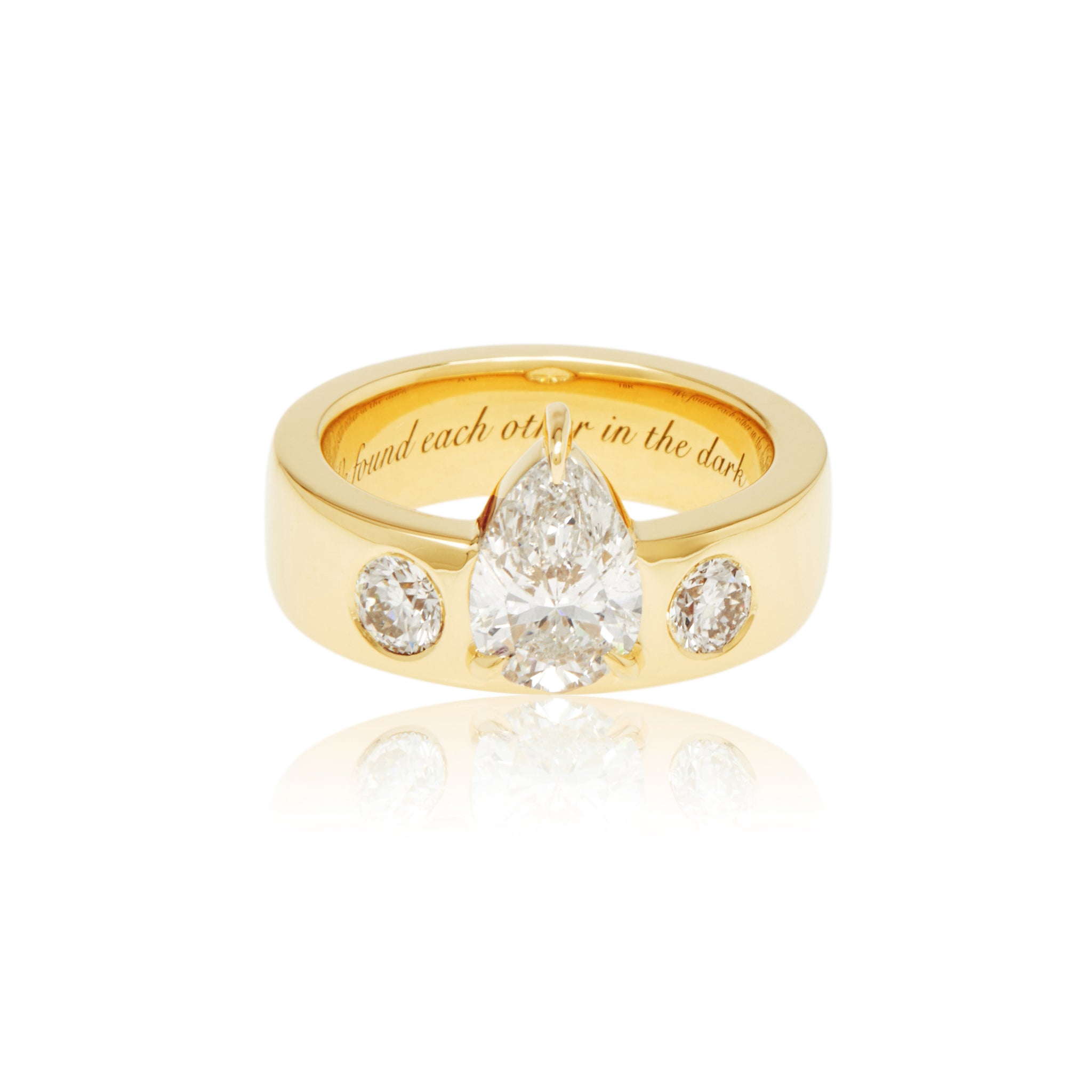 ali grace aligrace ali grace jewelry ali grace design ali grace hair custom bespoke jewelry custom wedding band ring alternative wedding ring alternative bride handmade jewelry nyc sustainable fashion ethical design soho ring stack pear shaped diamond rock n roll bride