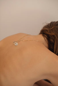 ali grace jewelry custom charm necklace gold rose gold diamond ethical fashion sustainable design