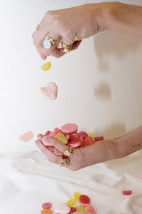 ali grace jewelry ali grace stacked rings bubble ring candy collection peridot opal diamond trillion turquoise inlay denim everyday luxury thumb ring pinky ring bonbon swedish candy nyc gummy
