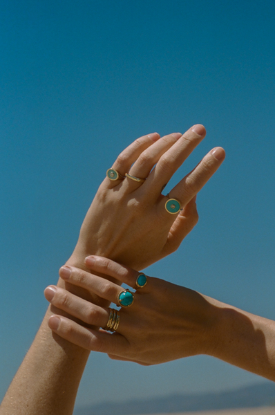 ali grace ali grace jewelry aligrace ali grace design turquoise rings summer jewelry summer stack pinky ring signet ring