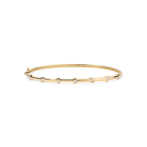 ali grace ali grace jewelry aligrace ali grace design bangle bracelet bracelet stack 18k yellow gold rose cut diamond handmade jewelry nyc