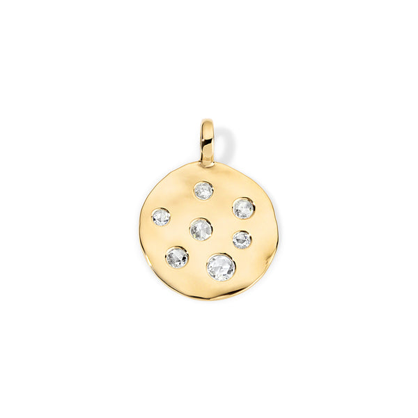 ali grace ali grace jewelry aligrace ali grace designs custom bespoke jewelry rose cut diamond charm necklace statement charm statement pendant hand sculpted gold 18k yellow gold handmade jewelry in nyc