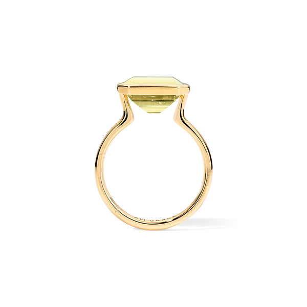 ali grace ali grace jewelry aligrace ali grace design handmade jewelry nyc lemon citrine bezel ring floating ring engagement ring alternative bride wedding 18k yellow gold yellow gold wedding ring floating ring hidden diamond