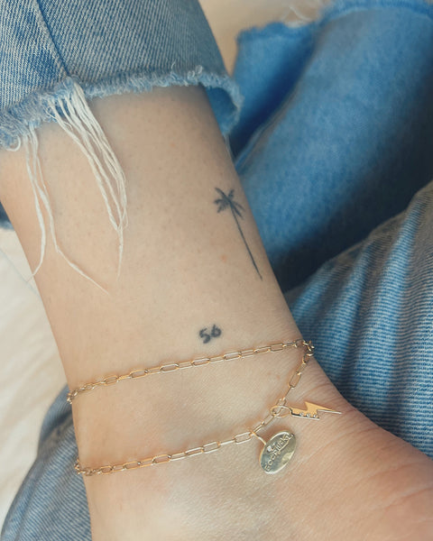ali grace jewelry ali grace aligracedesign anklet summer jewelry lightning bolt delicate jewelry everyday cool girl layering