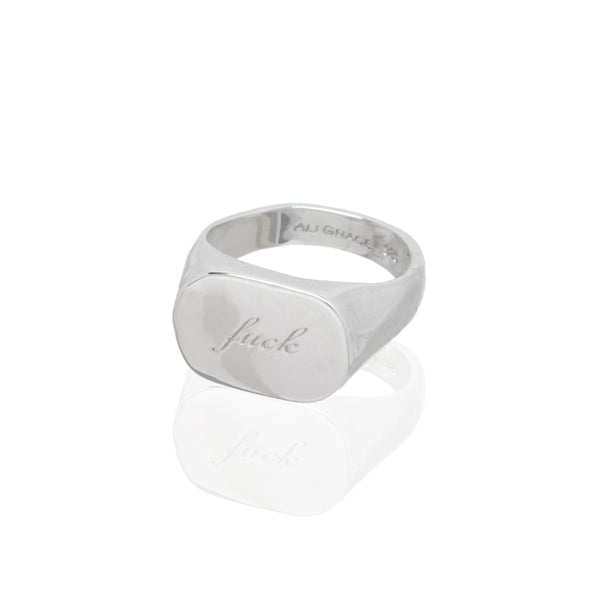 ali grace jewelry ali grace fuck signet ring sterling silver family heirloom jewelry handmade custom engraving