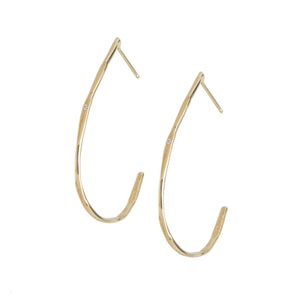 ali grace jewelry gold diamond hoop earrings fine jewelry handmade nyc