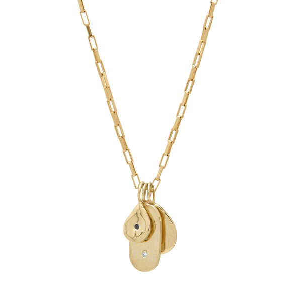 ali grace jewelry  ali grace hair beauty sustainable fashion ethical design gold charm delicate jewelry layered necklace