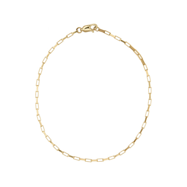 ali grace jewelry sustainable jewelry design  14k yellow gold anklet summer jewelry 