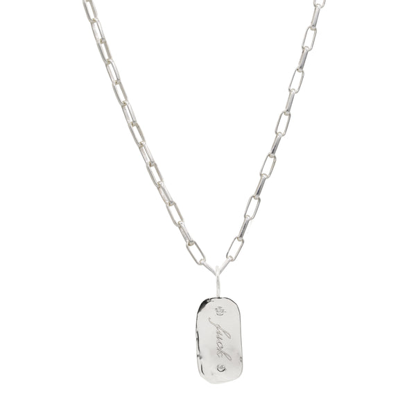 fuck charm necklace jewelry custom engraving pendant charm necklace