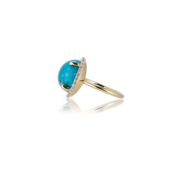 ali grace jewelry natural turquoise diamond ring similar to irene neuwirth jewelry handmade sustainable jewelry