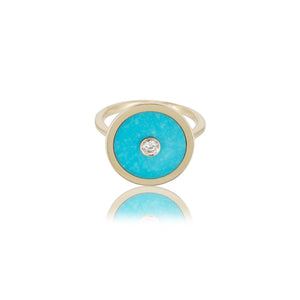 ali grace jewelry turquoise inlay ring like retrouvai fine jewelry handmade in nyc