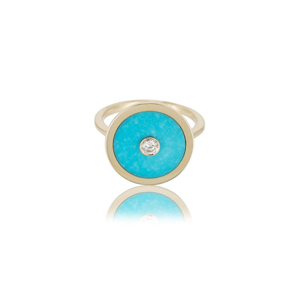ali grace jewelry turquoise inlay ring like retrouvai fine jewelry handmade in nyc