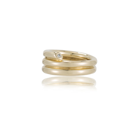 ali grace jewelry gold diamond alternative wedding ring handmade in nyc sustainable fashion ethical jewelry