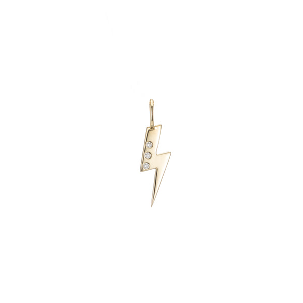 ali grace jewelry ali grace hair beauty pavé diamond charm fine jewelry like jennifer fisher handmade sustainable jewelry nyc lightning bolt charm cool girl edgy jewelry