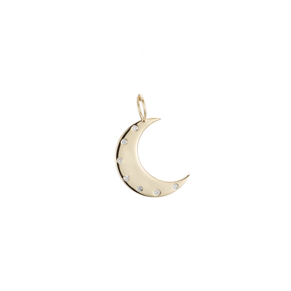 ali grace jewelry moon crescent charm custom necklace diamond charm