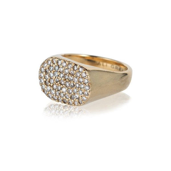 ali grace jewelry ali grace diamond signet ring ali grace jewelry bergdorf goodman fine jewelry signet ring sustainable jewelry handmade in usa nyc