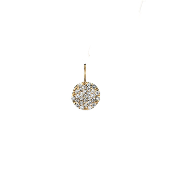 pave diamond charm custom charm necklace like jennifer fisher jewelry