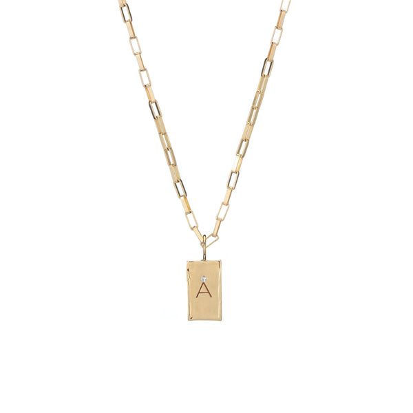 ali grace jewelry letter necklace charm gold diamond delicate jewelry