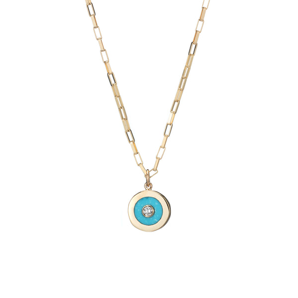 ali grace jewelry ali grace turquoise necklace diamond charm similar to harwell godfrey jewelry