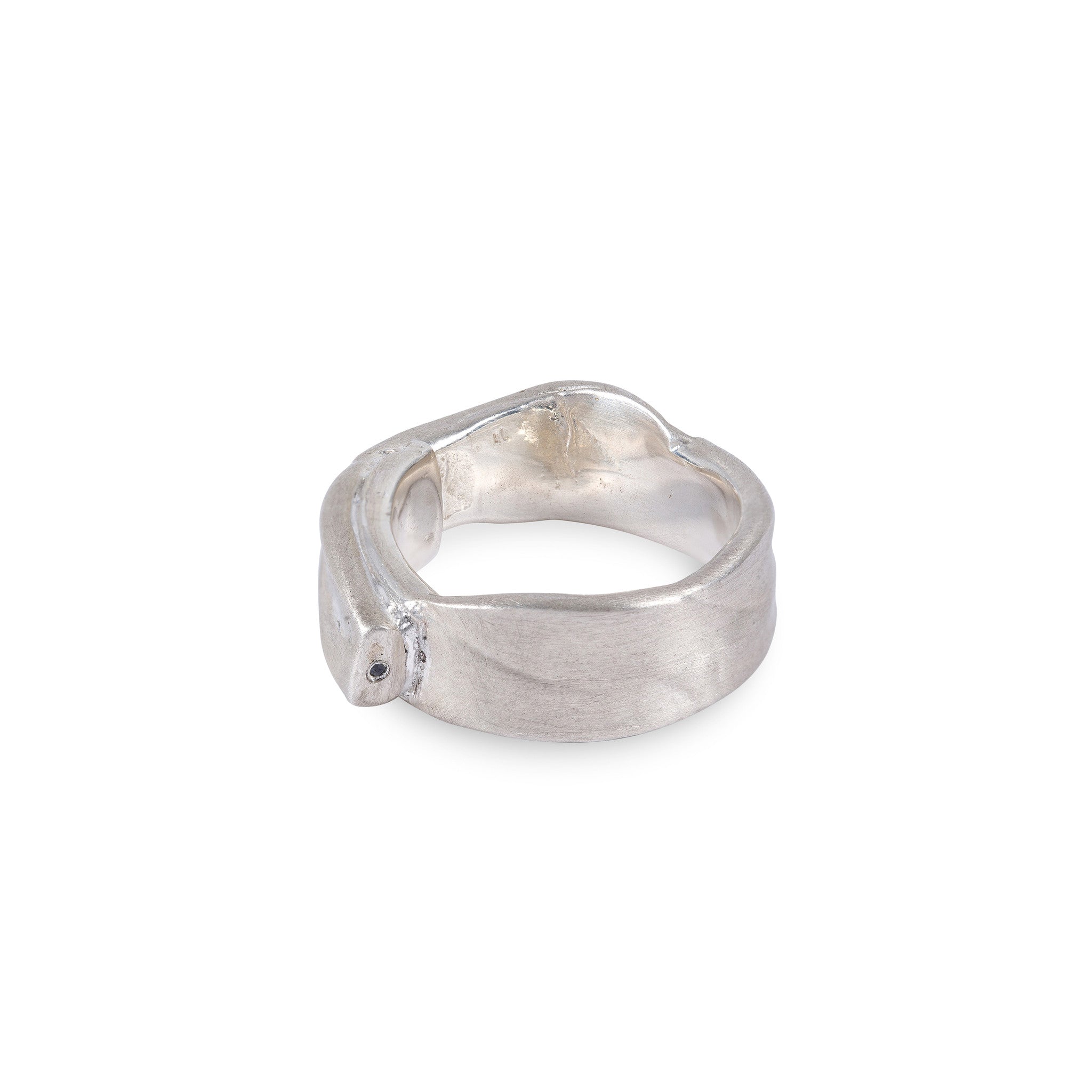 B & Iya Smooth Sterling Silver Ring