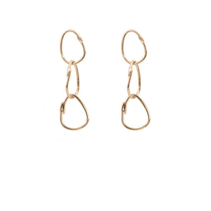 ali grace ali grace jewelry rose gold drop earrings hoop earrings statement jewelry ali grace jewelry sustainable jewelry design 