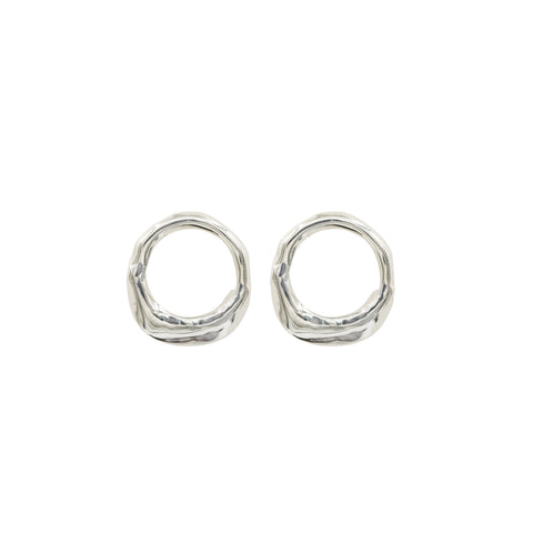 sterling silver hoop earrings fashion jewelry fine jewelry ali grace jewelry sustainable jewelry design 
