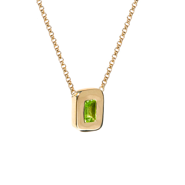 ali grace jewelry peridot necklace fine jewelry sustainable fashion ethical design handmade jewelry nyc west village neck mess