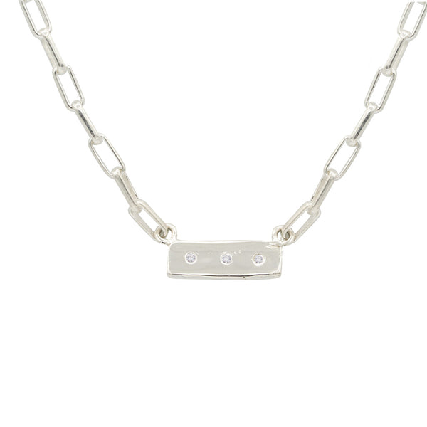 dainty diamond delicate layering necklace fashion cool girl blogger style nyfw nyc